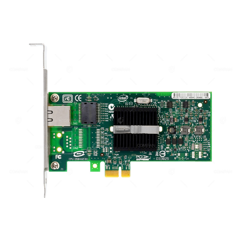 D50861-003 INTEL PRO/1000 SINGLE PORT 1GB RJ-45 SERVER ADAPTER PCI-E